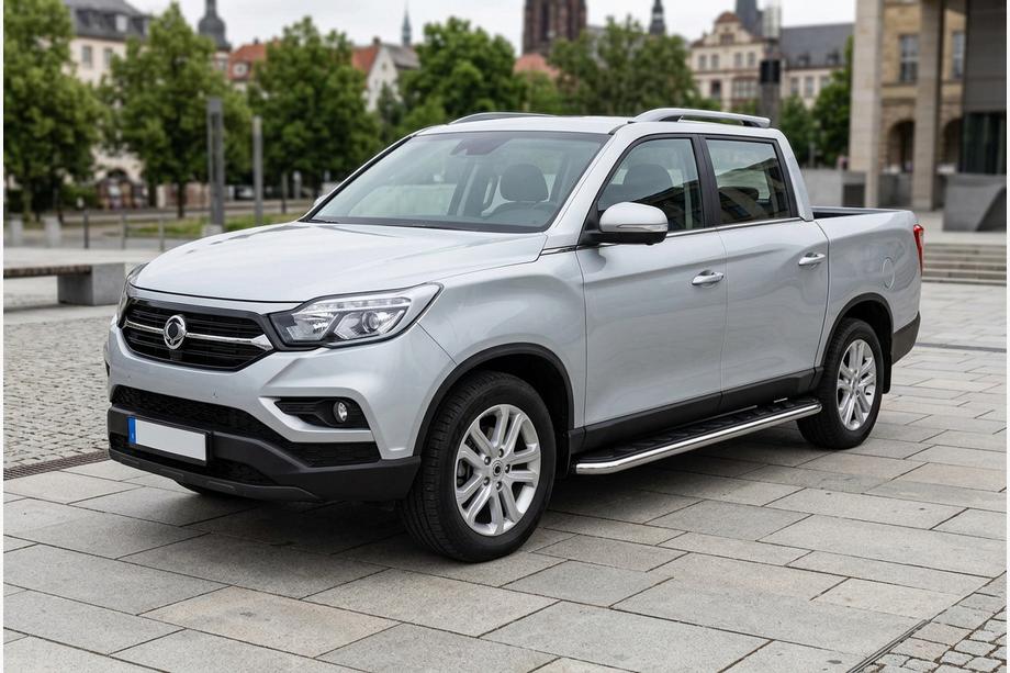 SsangYong Musso II 2018– Stranske stopnice Maydos V1 (2 kosa, aluminij) Image