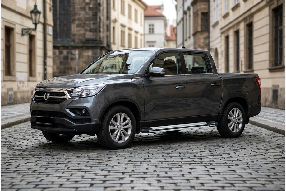 SsangYong Musso II 2018– Stranske stopnice Rainbow (2 kos, aluminij) Image