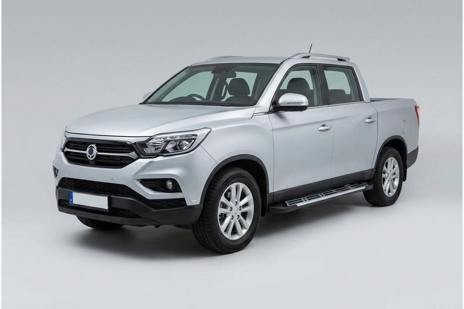 SsangYong Musso II 2018– Stranske stopnice Sunrise (2 kos, aluminij) Image