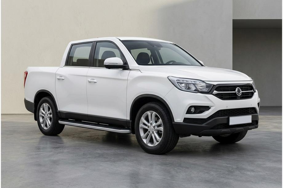 SsangYong Musso II 2018– Stranski pragovi Tayga Grey (2 kosa, aluminij) Image