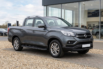SsangYong Musso II 2018– Stranski pragovi Tayga Black (2 kos, aluminij) fotografija 1