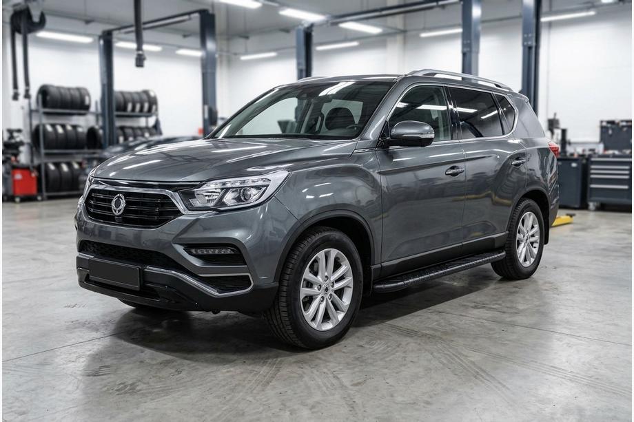 SsangYong Rexton II 2017– Stranske stopnice Bosphore Black (2 kos, aluminij) Image
