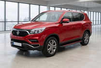 SsangYong Rexton II 2017– Bočne stopnice Maya Red (2 kos, aluminij) fotografija 1