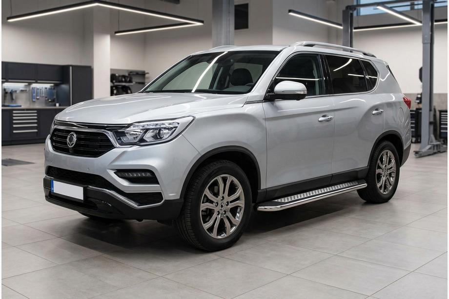 SsangYong Rexton II 2017– Stranske stopnice Maydos V2 (2 kosa, aluminij) Image