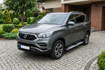 SsangYong Rexton II 2017– Mevsim Grey bočne stopnice (2 kos, aluminij) fotografija 1