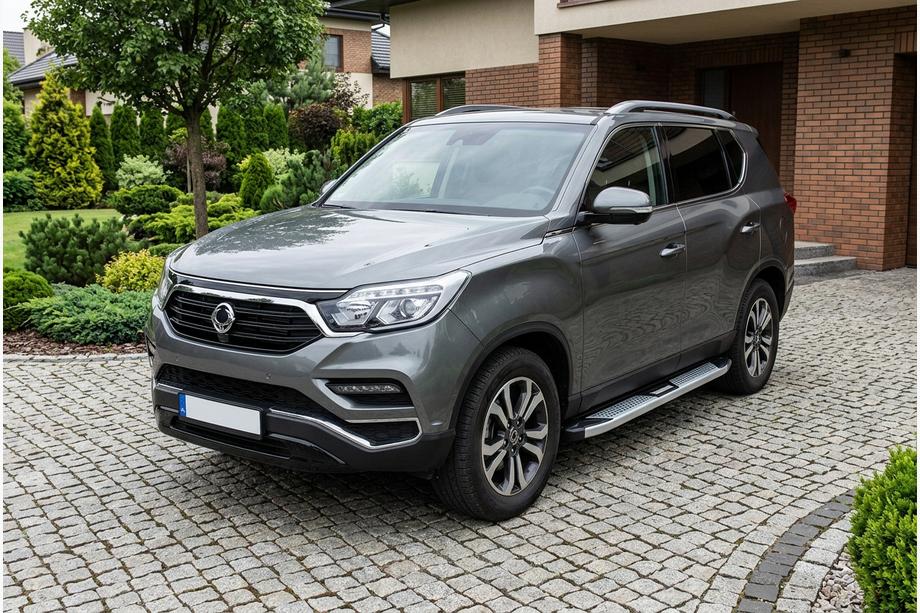 SsangYong Rexton II 2017– Mevsim Grey bočne stopnice (2 kos, aluminij) Image