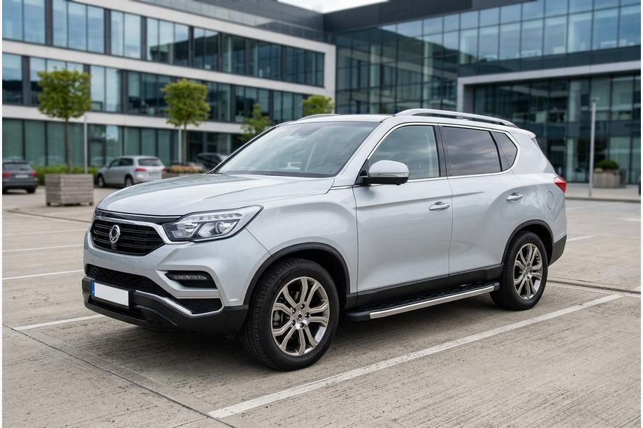 SsangYong Rexton II 2017– Stranske stopnice BlackLine (2 kos, aluminij) Image