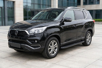 SsangYong Rexton II 2017– Stranski pragovi Tayga Black (2 kos, aluminij) fotografija 1