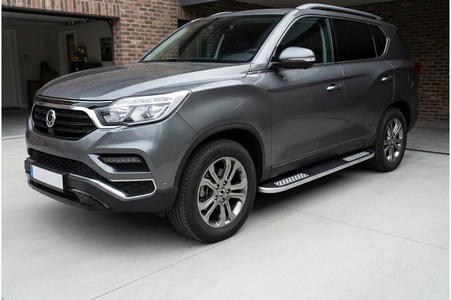 SsangYong Rexton II 2017– Stranske stopnice Tayga V2 (2 kos, aluminij) Image