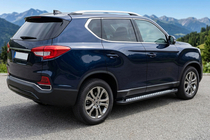 SsangYong Rexton II 2017– Stranske stopnice Vision New Black (2 kos, aluminij) fotografija 1
