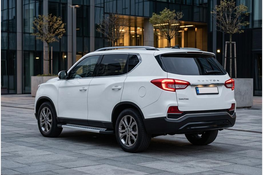SsangYong Rexton II 2017– Stranske stopnice Vision New Grey (2 kos, aluminij) Image