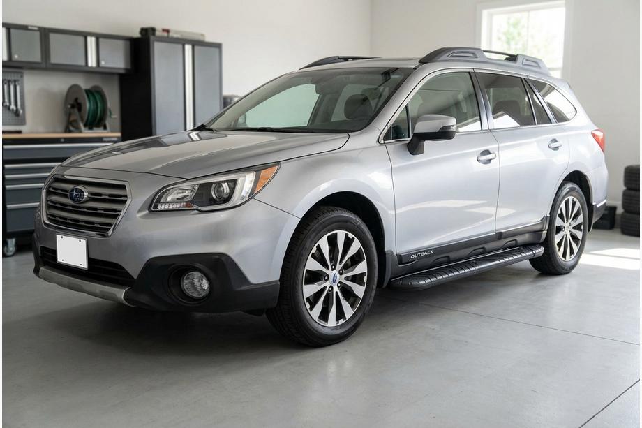 Subaru Outback 2014–2019 Stranske stopnice Bosphore Black (2 kos, aluminij) Image
