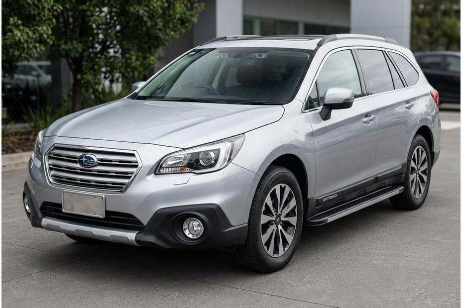 Subaru Outback 2014–2019 Stranske stopnice Maya V1 (2 kosa, aluminij) Image