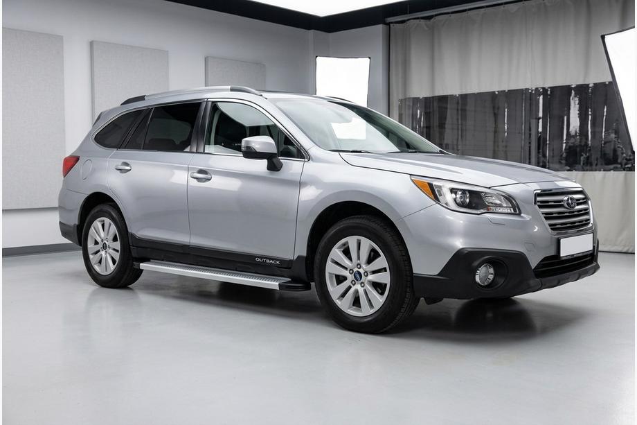 Subaru Outback 2014–2019 Bočne stopnice Maya V2 (2 kos, aluminij) Image