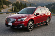 Subaru Outback 2014–2019 Bočne stopnice Maya Red (2 kos, aluminij) fotografija 1