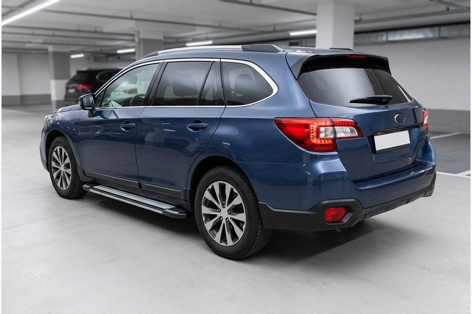 Subaru Outback 2014–2019 Stranske stopnice Rainbow (2 kos, aluminij) Image