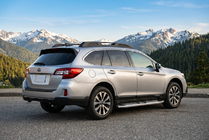 Subaru Outback 2014–2019 Mevsim Grey bočne stopnice (2 kos, aluminij) fotografija 1