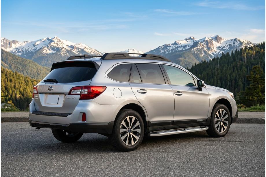 Subaru Outback 2014–2019 Mevsim Grey bočne stopnice (2 kos, aluminij) Image