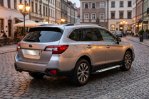 Subaru Outback 2014–2019 Stranski pragovi Line (2 kos, aluminij) fotografija 1