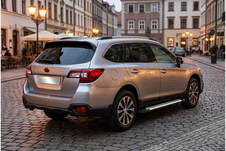 Subaru Outback 2014–2019 Stranski pragovi Line (2 kos, aluminij) Image