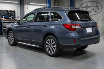 Subaru Outback 2014–2019 Stranske stopnice Sunrise (2 kos, aluminij) fotografija 1