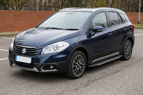 Suzuki SX4 S-Cross 2013–2016 Bočne stopnice Bosphorus Grey (2 kos, aluminij) fotografija 1