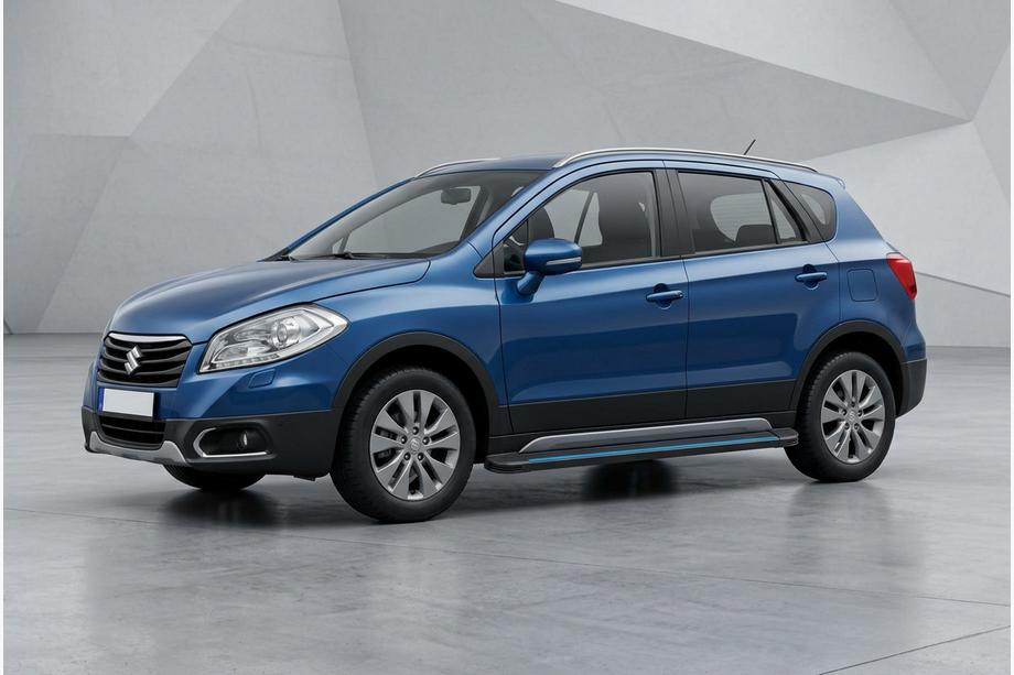 Suzuki SX4 S-Cross 2013–2016 Bočne stopnice Maya Blue (2 kos, aluminij) Image