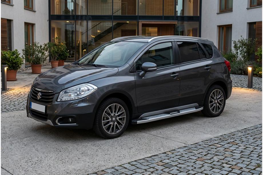 Suzuki SX4 S-Cross 2013–2016 Mevsim Grey bočne stopnice (2 kos, aluminij) Image