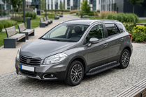Suzuki SX4 S-Cross 2013–2016 Stranski pragovi Tayga Black (2 kos, aluminij) fotografija 1
