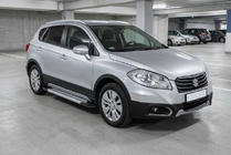 Suzuki SX4 S-Cross 2013–2016 Stranske stopnice Vision New Grey (2 kos, aluminij) fotografija 1