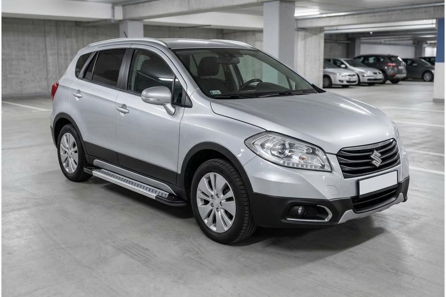 Suzuki SX4 S-Cross 2013–2016 Stranske stopnice Vision New Grey (2 kos, aluminij) Image