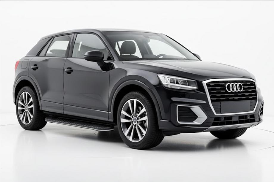 Audi Q2 2016– Stranske stopnice Bosphore Black (2 kos, aluminij) Image