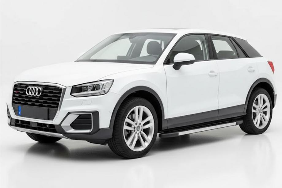 Audi Q2 2016– Bočne stopnice Duru (2 kosa, aluminij) Image