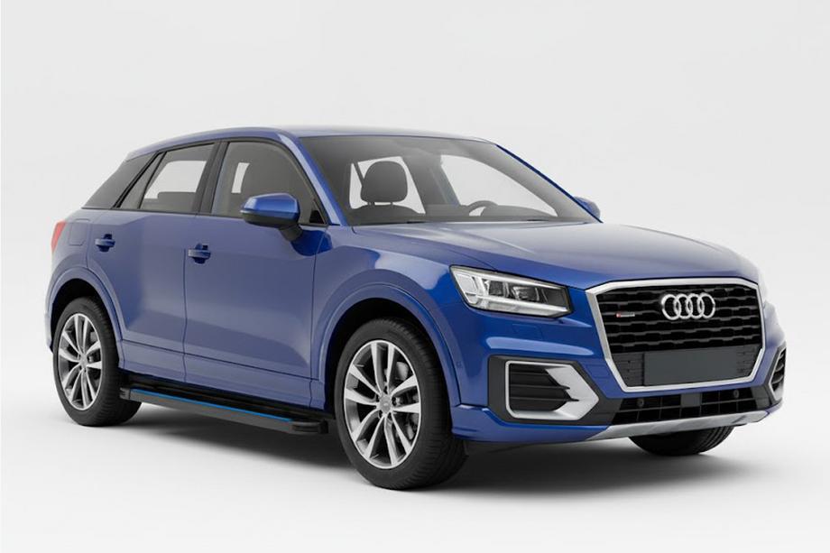 Audi Q2 2016– Bočne stopnice Maya Blue (2 kos, aluminij) Image