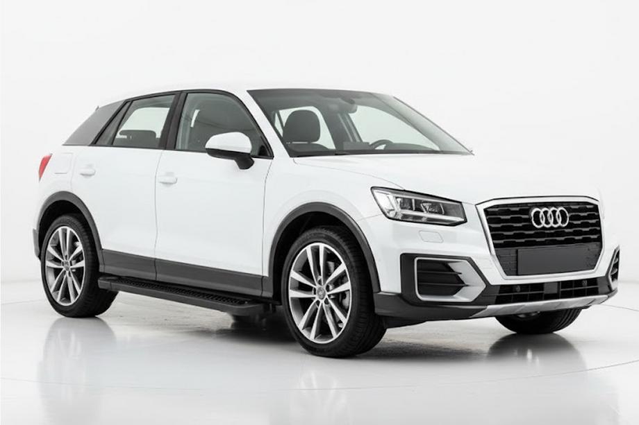Audi Q2 2016– Bočne stopnice Allmond Black (2 kosa, aluminij) Image