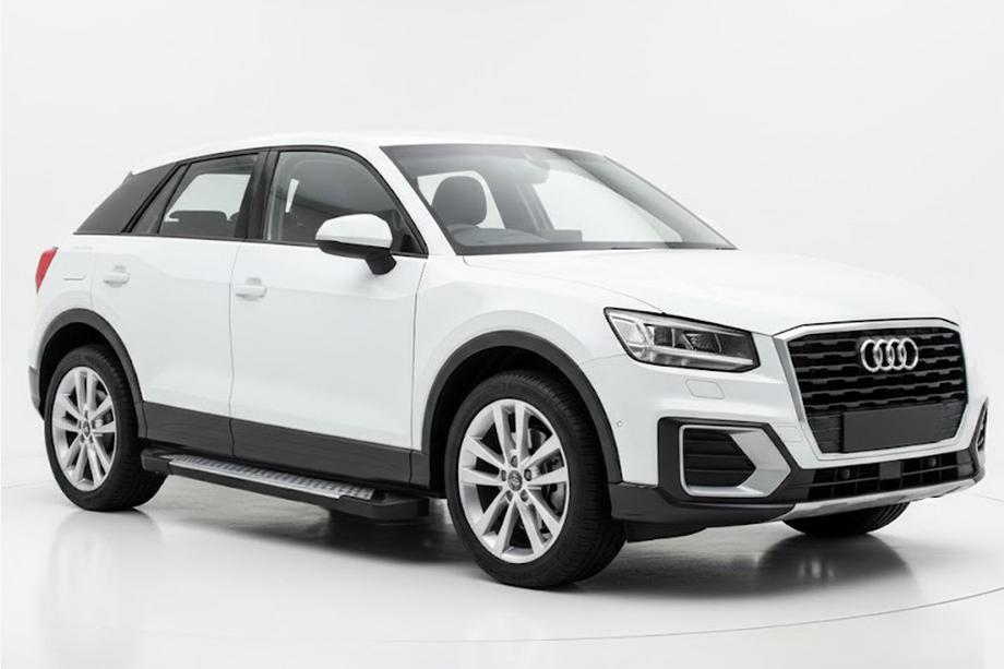 Audi Q2 2016– Stranske stopnice Allmond Grey (2 kosa, aluminij) Image