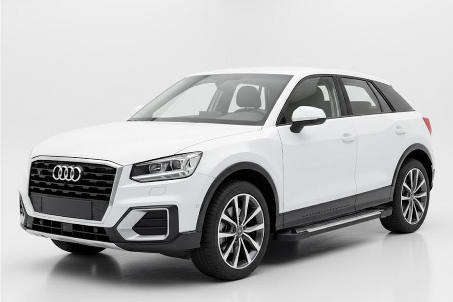 Audi Q2 2016– Stranski pragovi Line (2 kos, aluminij) Image