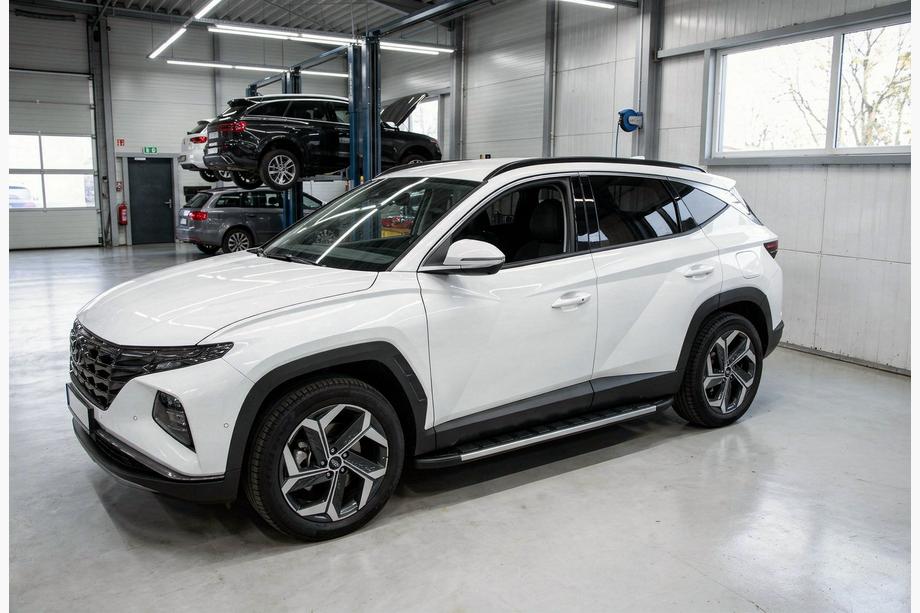 Hyundai Tucson NX4 2021– Bočne stopnice Duru (2 kosa, aluminij) Image
