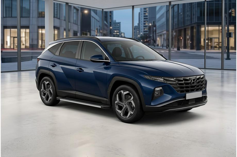 Hyundai Tucson NX4 2021– Stranske stopnice Maya V1 (2 kosa, aluminij) Image