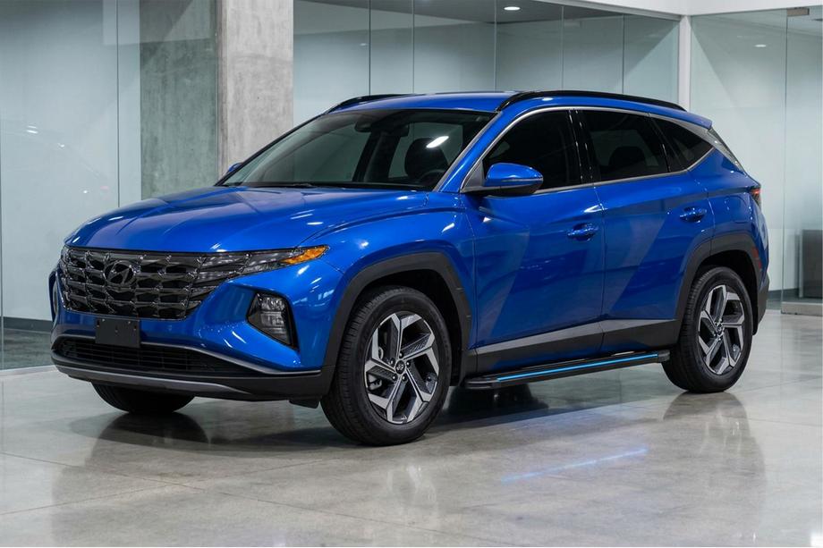 Hyundai Tucson NX4 2021– Bočne stopnice Maya Blue (2 kos, aluminij) Image