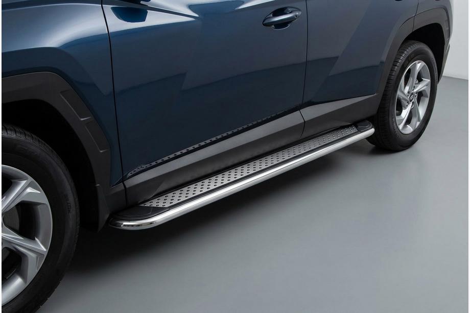 Hyundai Tucson NX4 2021– Stranske stopnice Maydos V2 (2 kosa, aluminij) Image