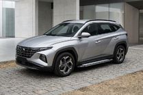 Hyundai Tucson NX4 2021– Stranske stopnice Rainbow (2 kos, aluminij) fotografija 1
