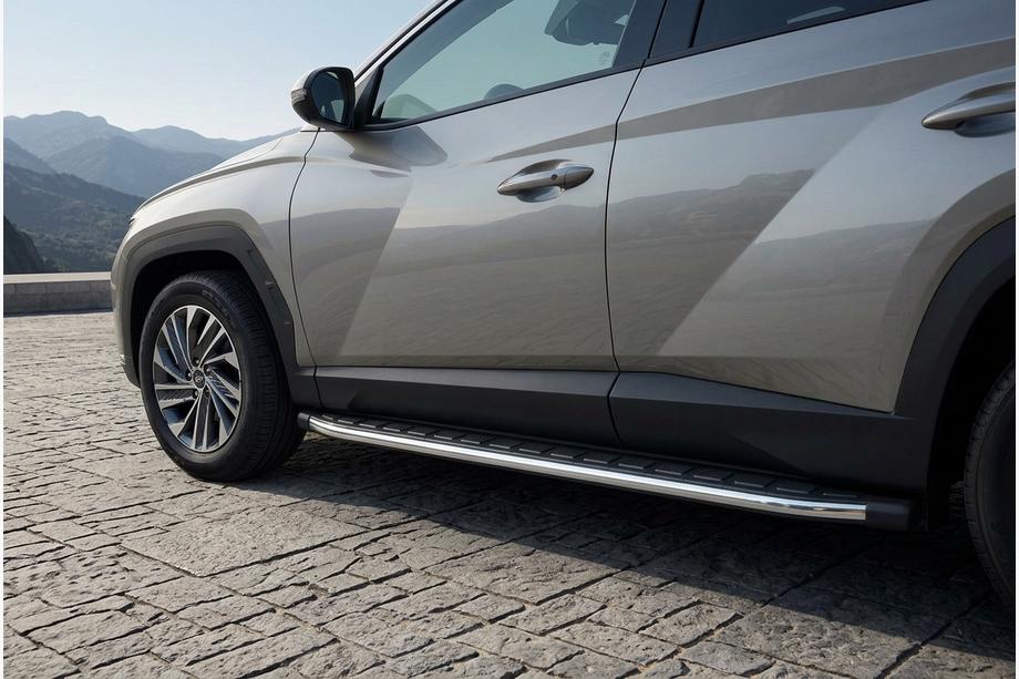 Hyundai Tucson NX4 2021– Bočne stopnice Fullmond (2 kos, aluminij) Image