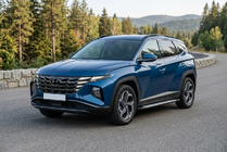 Hyundai Tucson NX4 2021– Stranske stopnice Vision New Black (2 kos, aluminij) fotografija 1