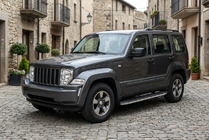 Jeep Cherokee/Liberty 2007–2013 Bočni pragovi Bosphore Grey (2 kos, aluminij) fotografija 1