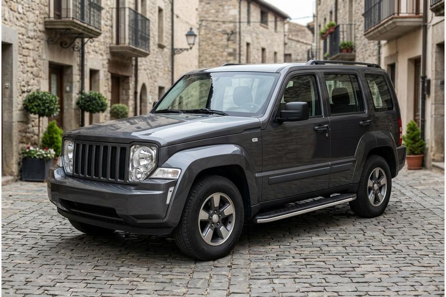 Jeep Cherokee/Liberty 2007–2013 Bočni pragovi Bosphore Grey (2 kos, aluminij) Image