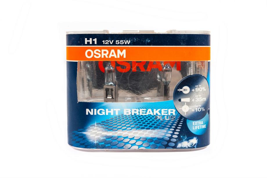 Osram H1 55W 64150NBP Night Breaker Plus žarnica za glavni žaromet Fotografija 1