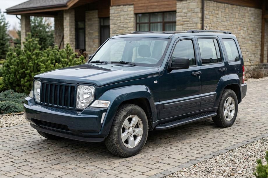 Jeep Cherokee/Liberty 2007–2013 Stranske stopnice Bosphore Black (2 kos, aluminij) Image