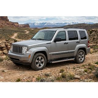 Stranske stopnice BlackLine (2 kos, aluminij) Jeep Cherokee/Liberty 2007–2013 fotografija 1