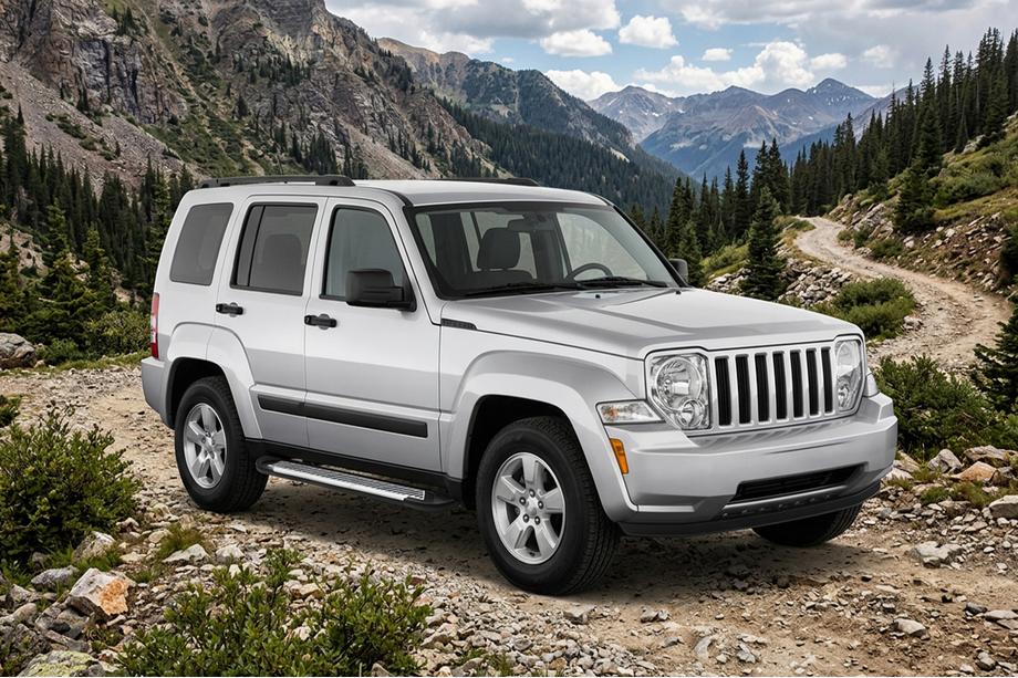 Jeep Cherokee/Liberty 2007–2013 Stranski pragovi Line (2 kos, aluminij) Image